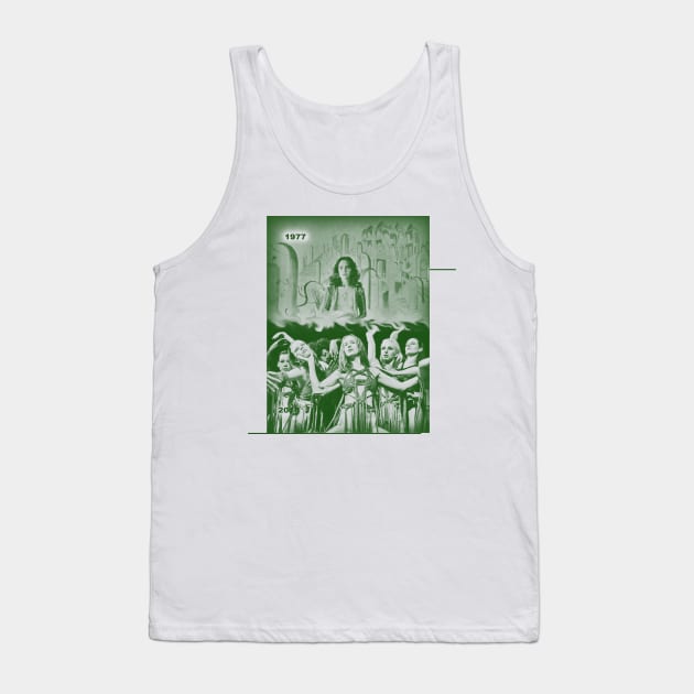 suspiria Dario A. and Luca Guadagnino//green solid Tank Top by Loreatees